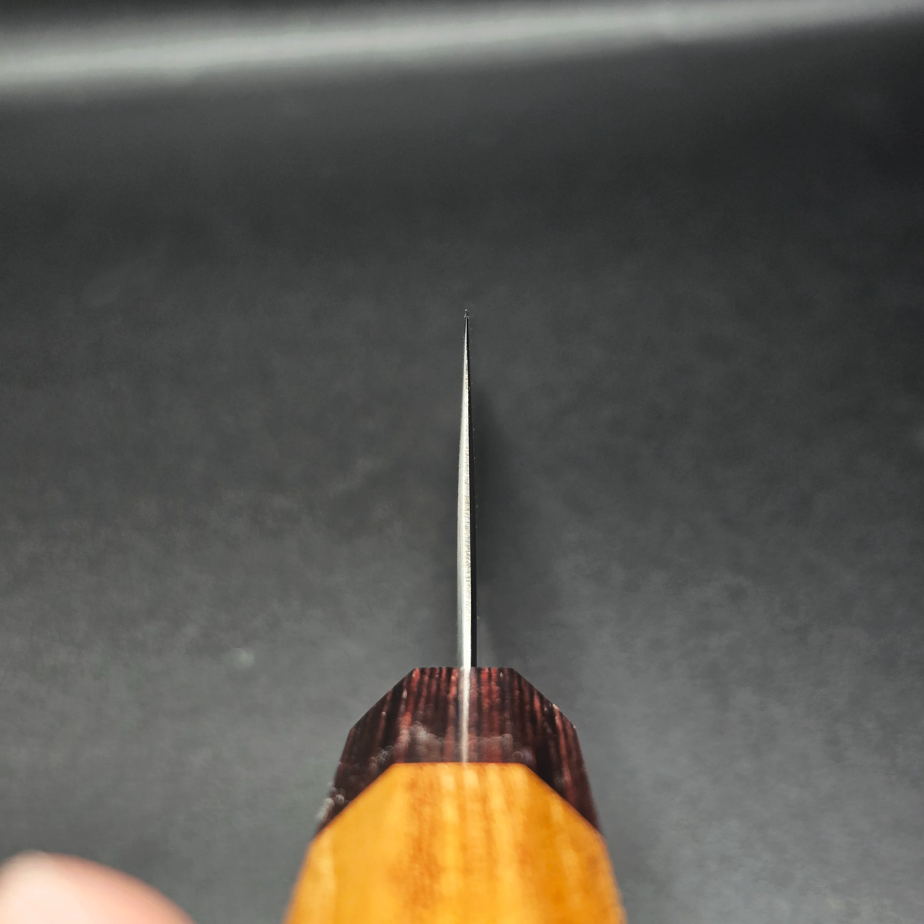 JAPONES: SANTOKU 165mm AOGAMI SUPER MANGO EN KEYAKI - Image 8