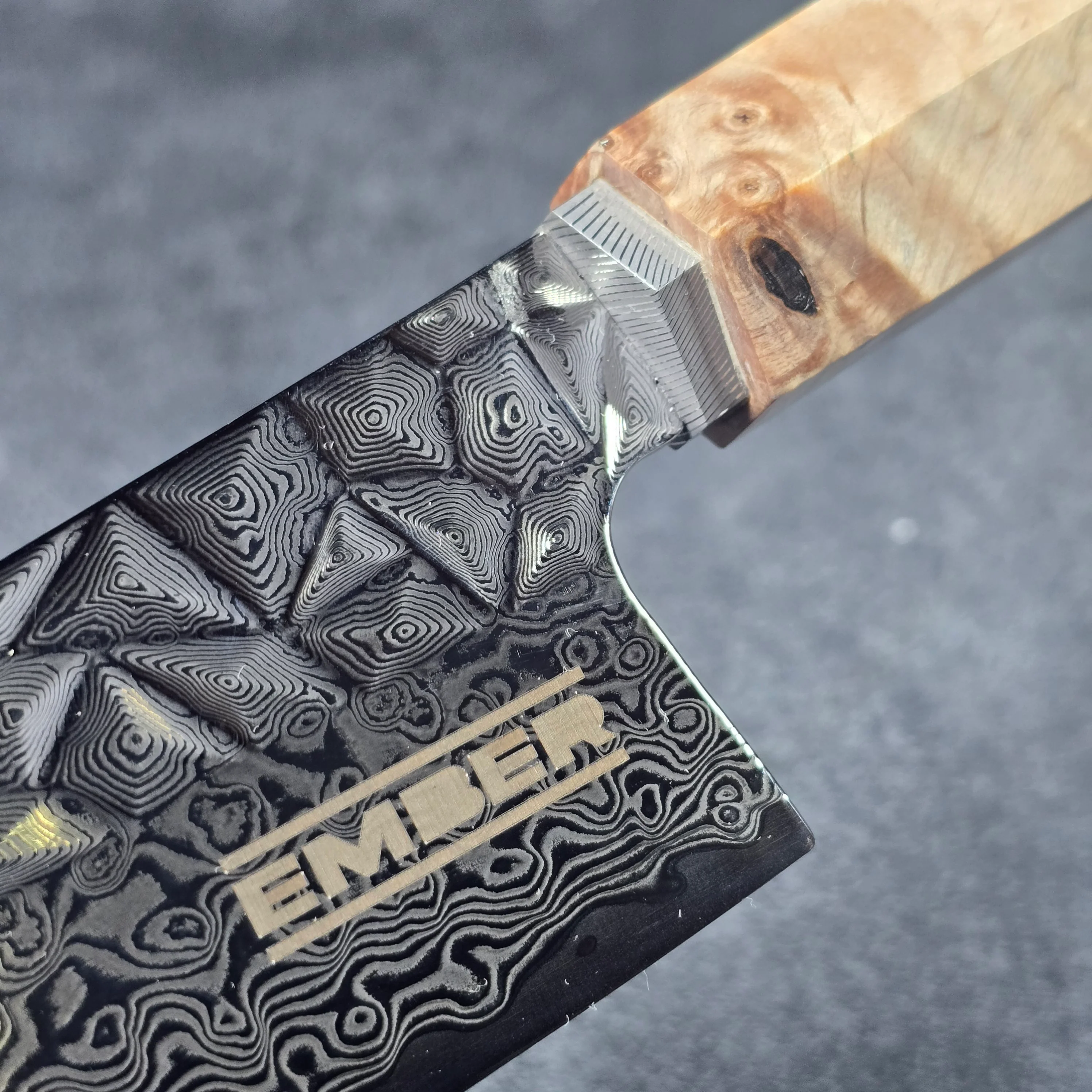 KA! KIRITZUKE 8" ACERO AUS10 + SAYA MADERA - Image 7