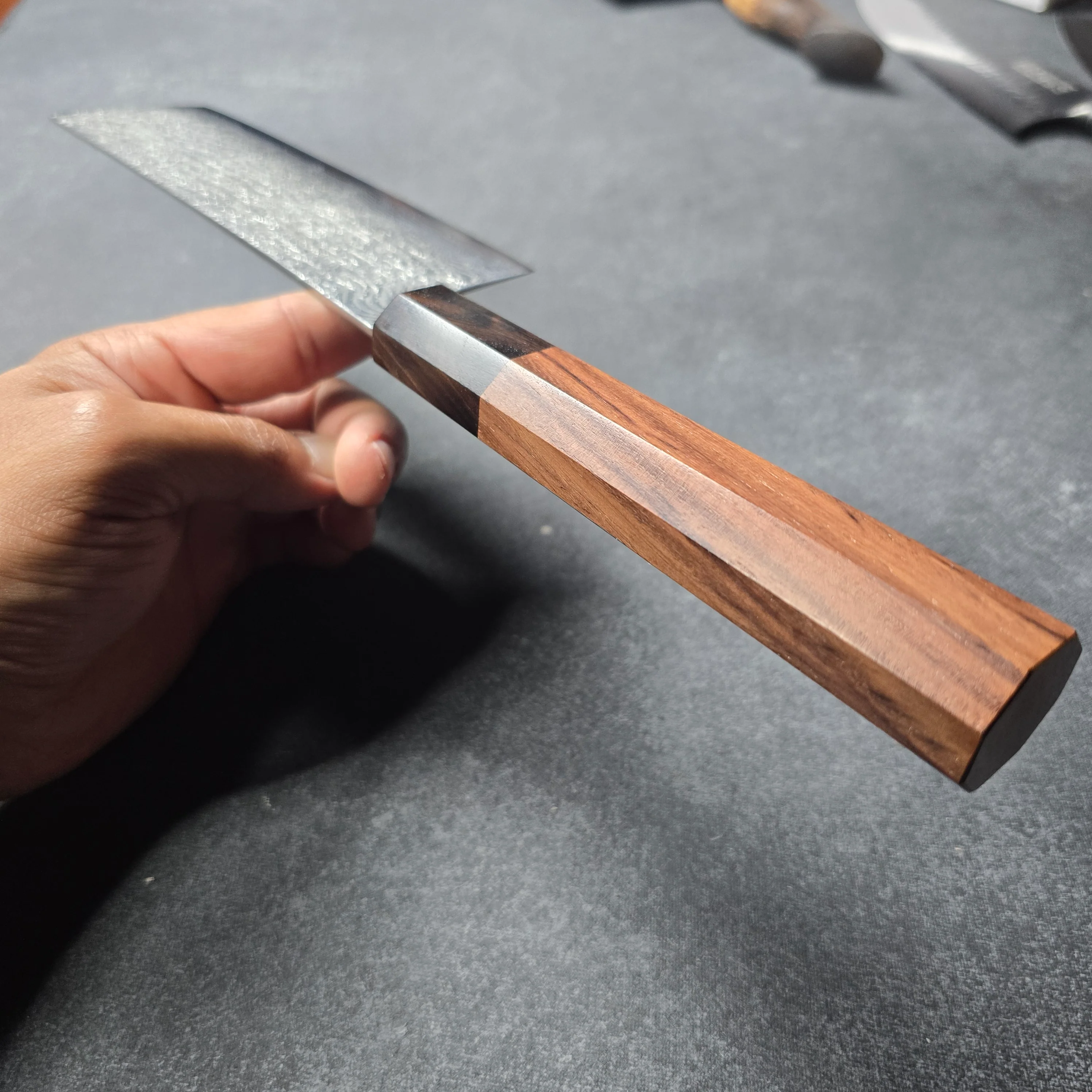 RAKU! NAKIRI TEXTURIZADO Y DAMASCO 7" - Image 8